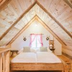 Romantischer Schlafbereich im Knusperhaus